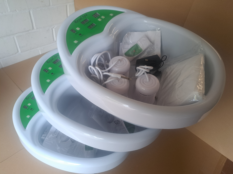 3 Elektrolyse Fußbäder Royal Spa