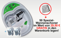 Elektrolyse Fußbad ROYAL SPA inkl. 3 Spulen vom Testsieger! Für kurze Zeit noch zum 1/2 Preis! Versand gratis in DE!